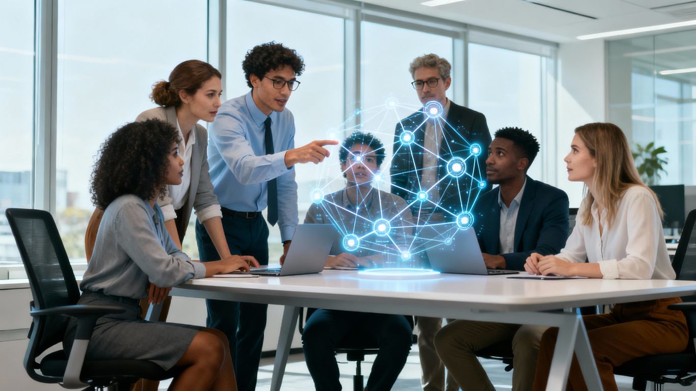 Teamwork and IT solutions for business growth.