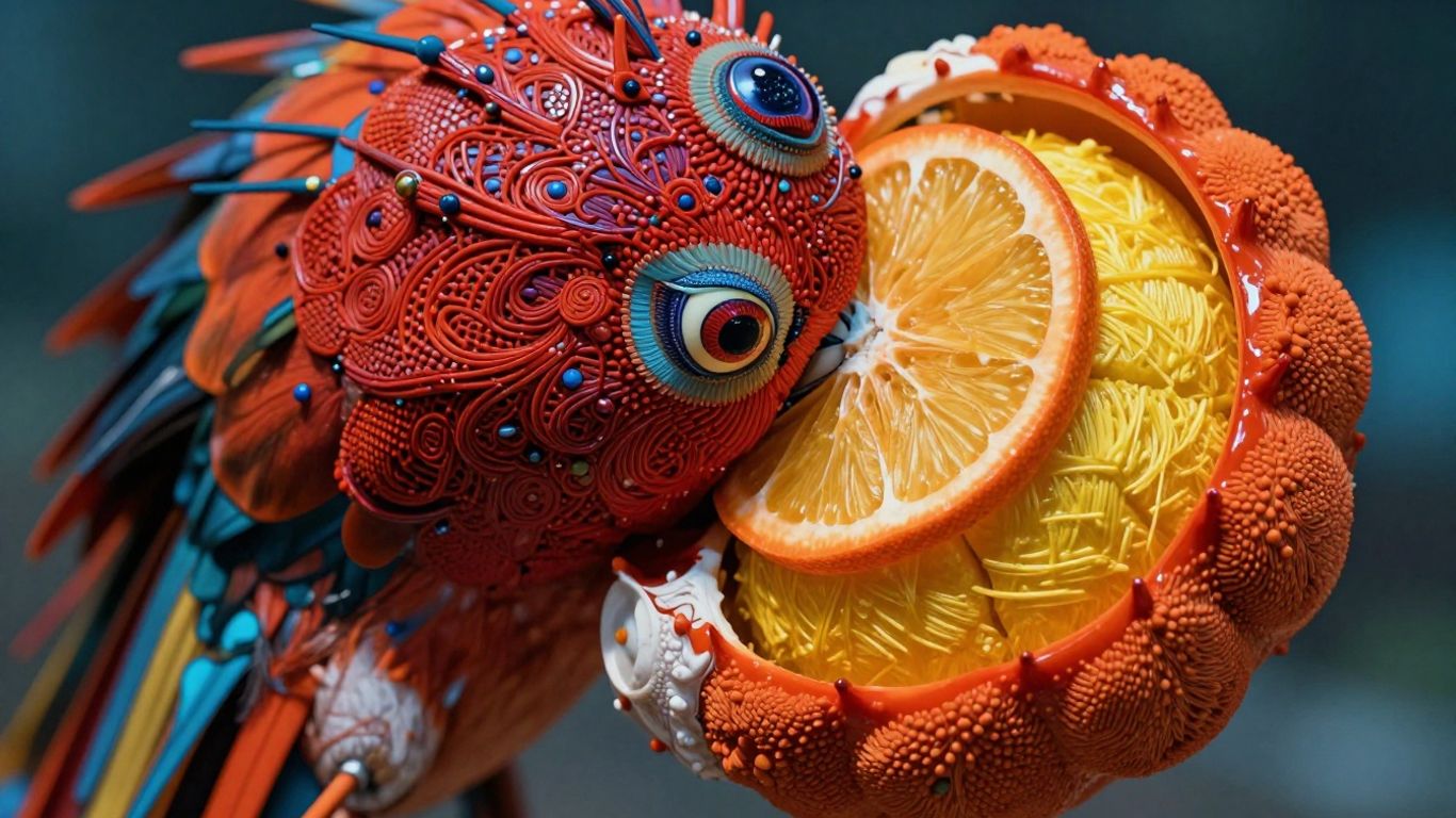 Detailed photographic image with vibrant colors and sharp focus.