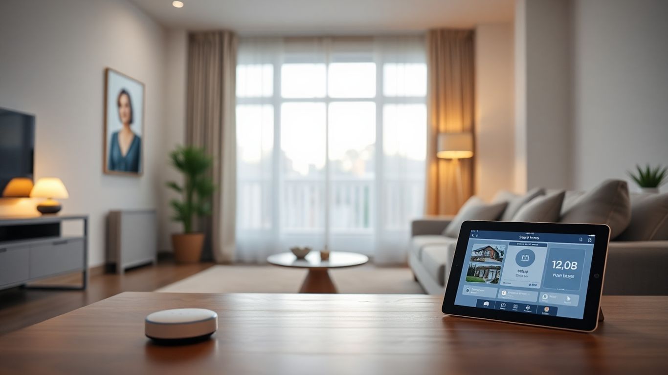 Smarte Wohnaccessoires und Dekoration im modernen Zuhause.