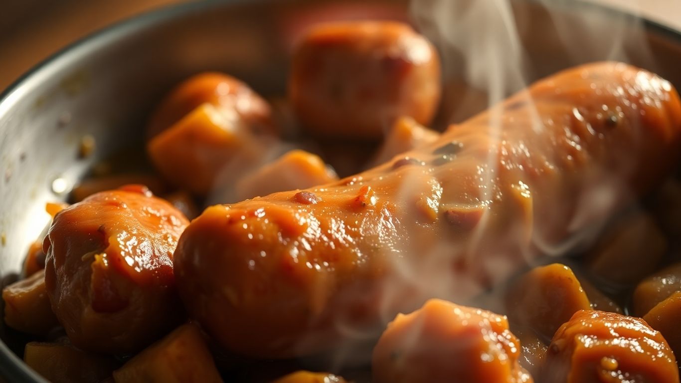 Budget-friendly single serving sausage dinner