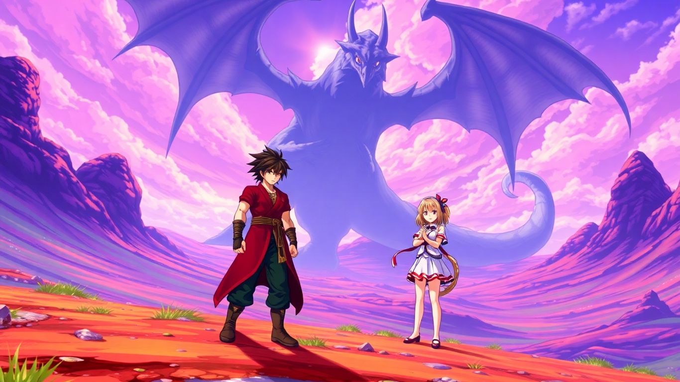 Breath of Fire IV PS1 game art