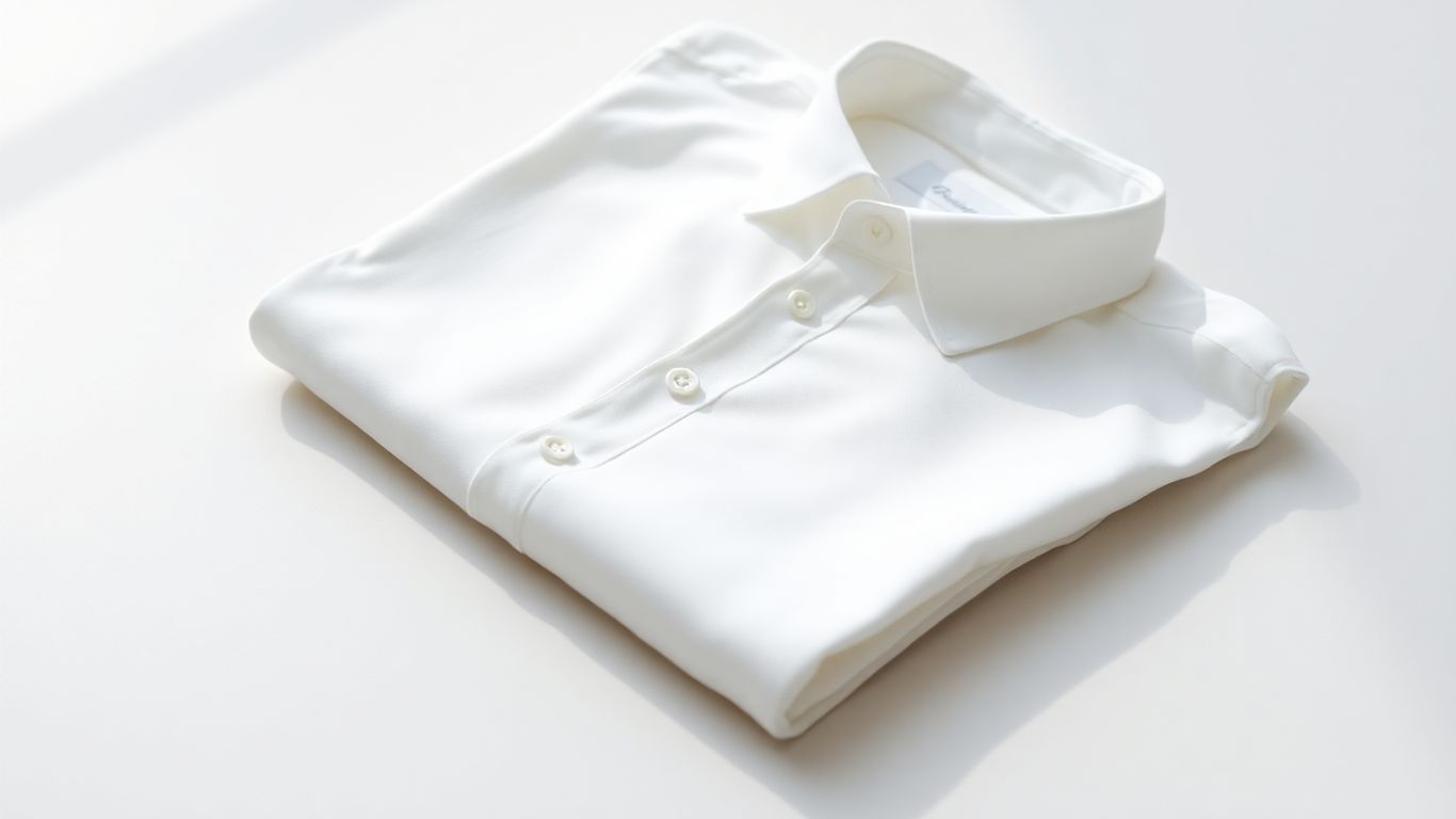 A perfectly ironed white button-down shirt.