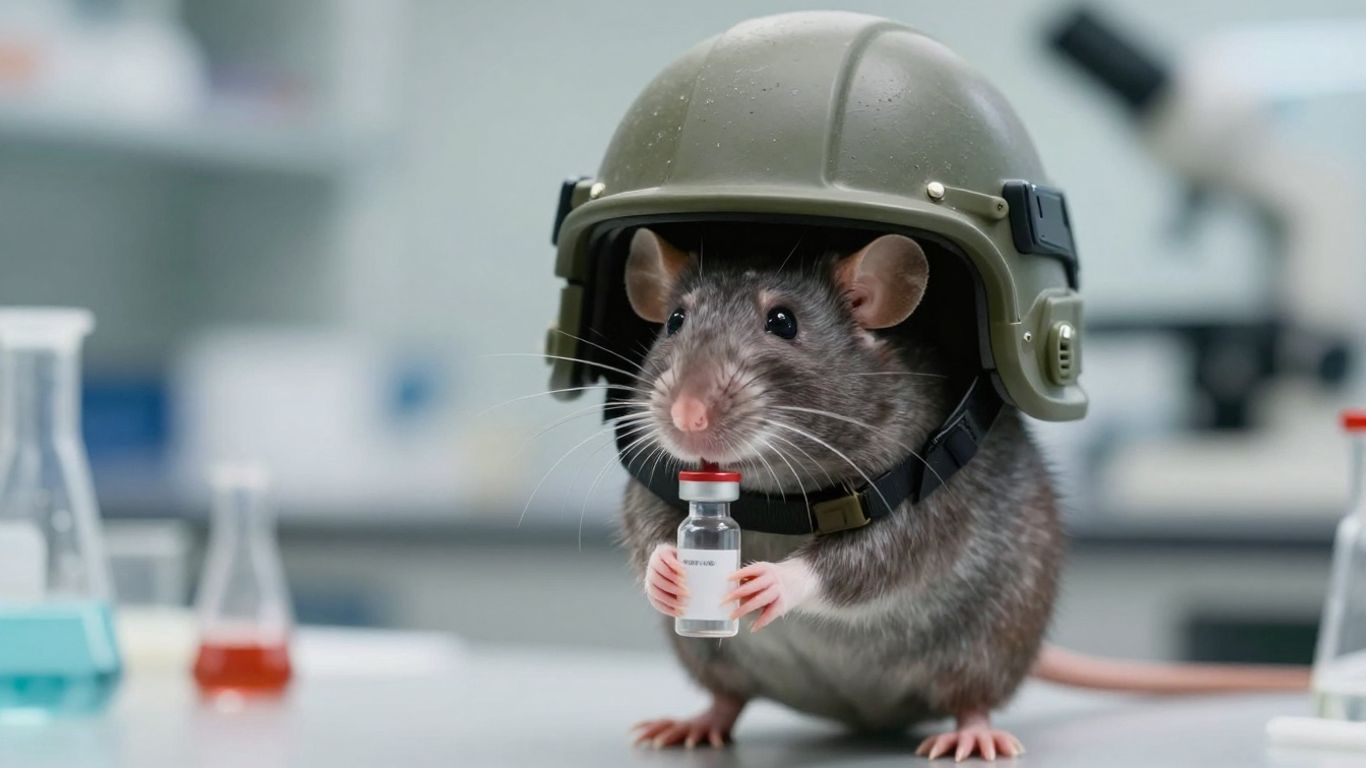 Rat with vial, FDA warning, SARMS concerns