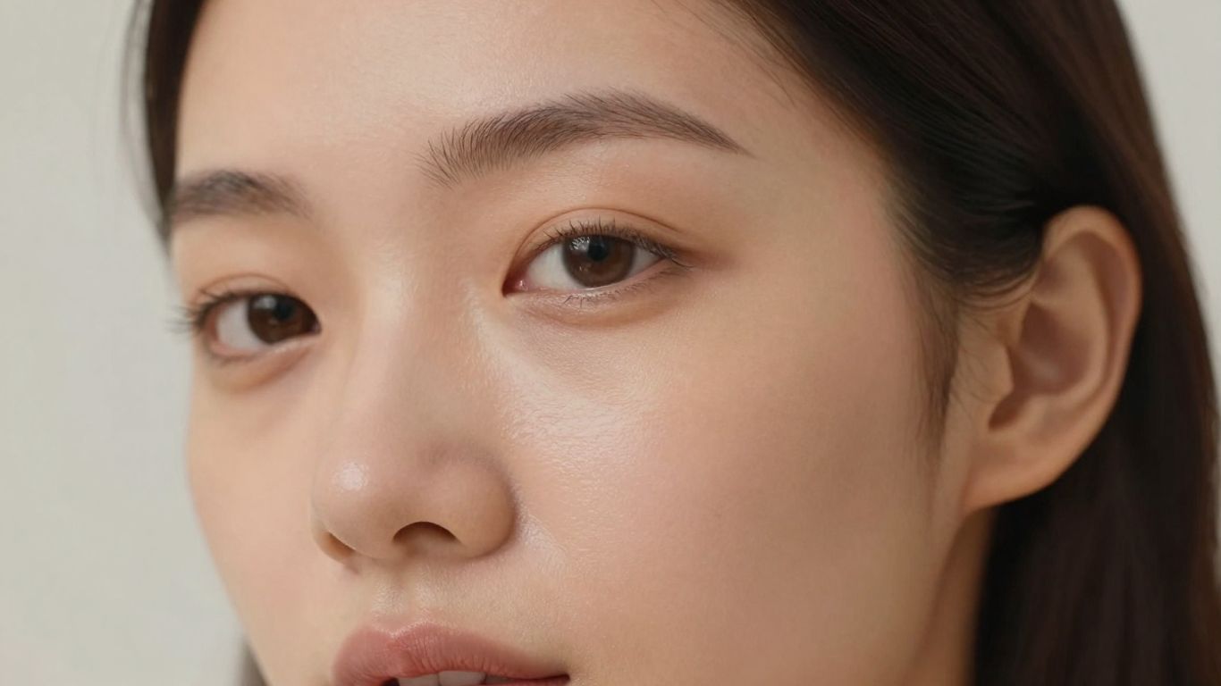 Woman's face with smooth, youthful-looking skin.