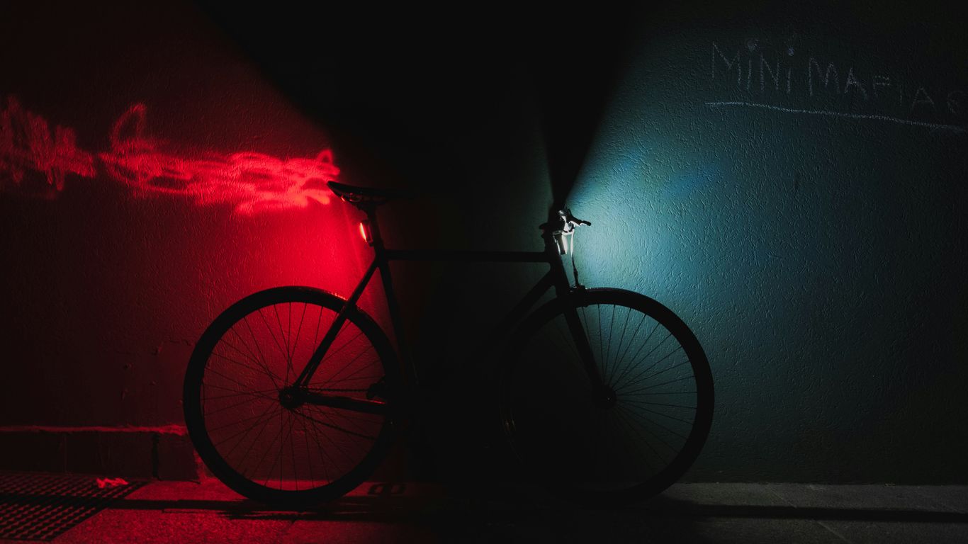 black mountain bike