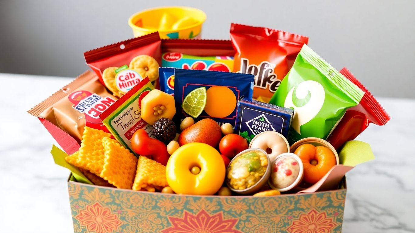 กล่องขนมไทยพร้อมขนมหลากหลาย