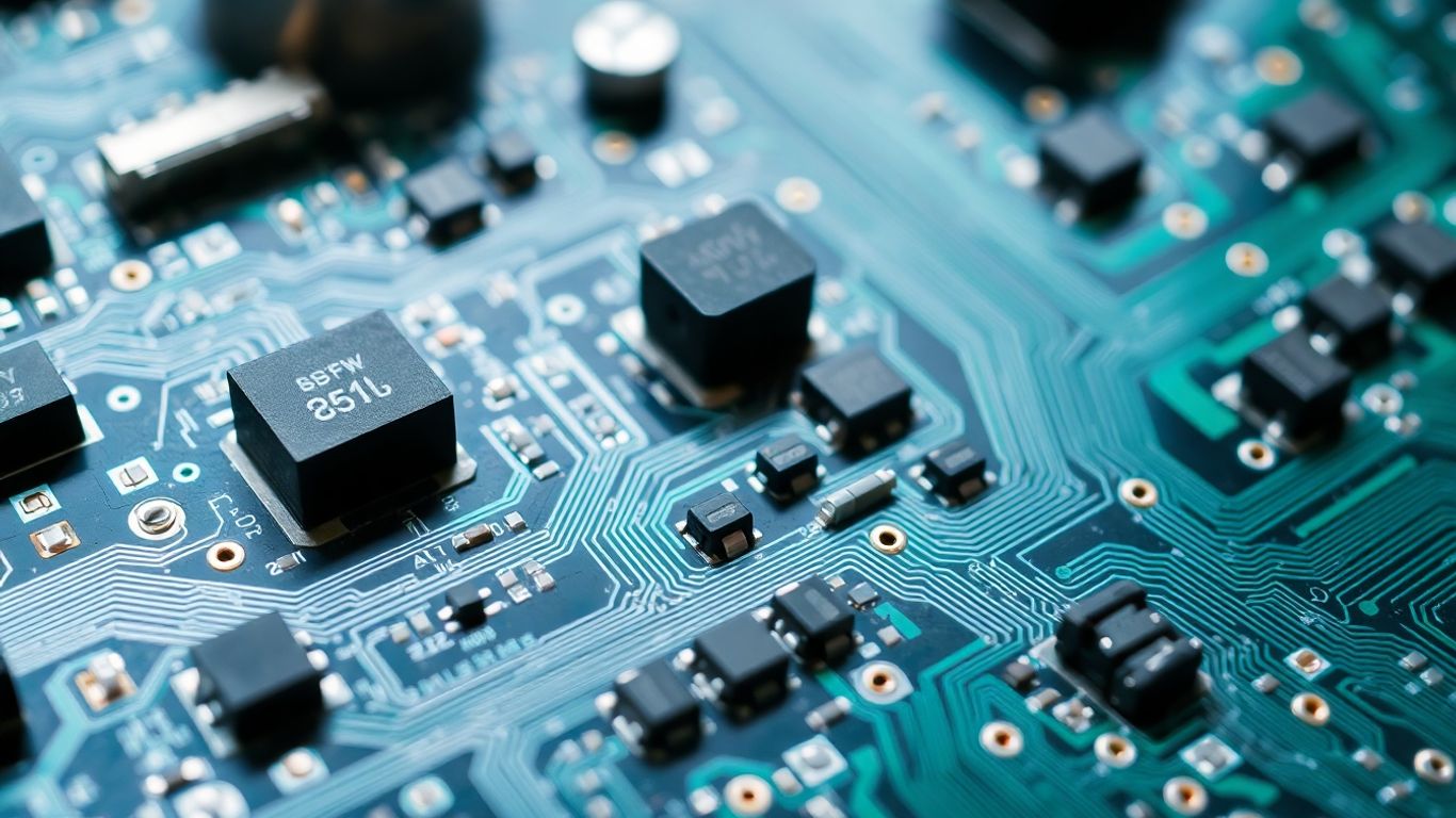 Mastering Automotive PCB Assembly: Your Guide to Reliable Electronic Manufacturing 2 Automotive PCB assembly with electronic components.