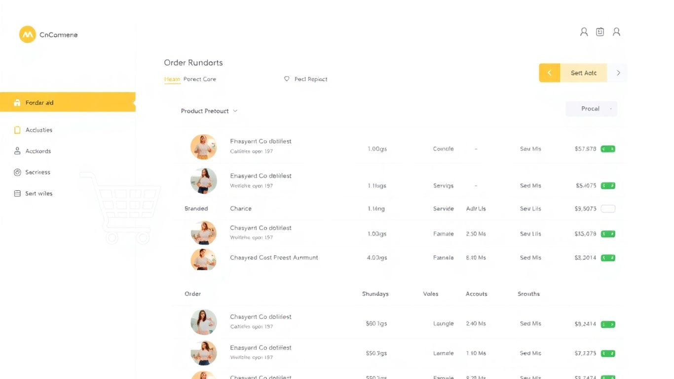 Spocket dropshipping app interface with products and cart icon.