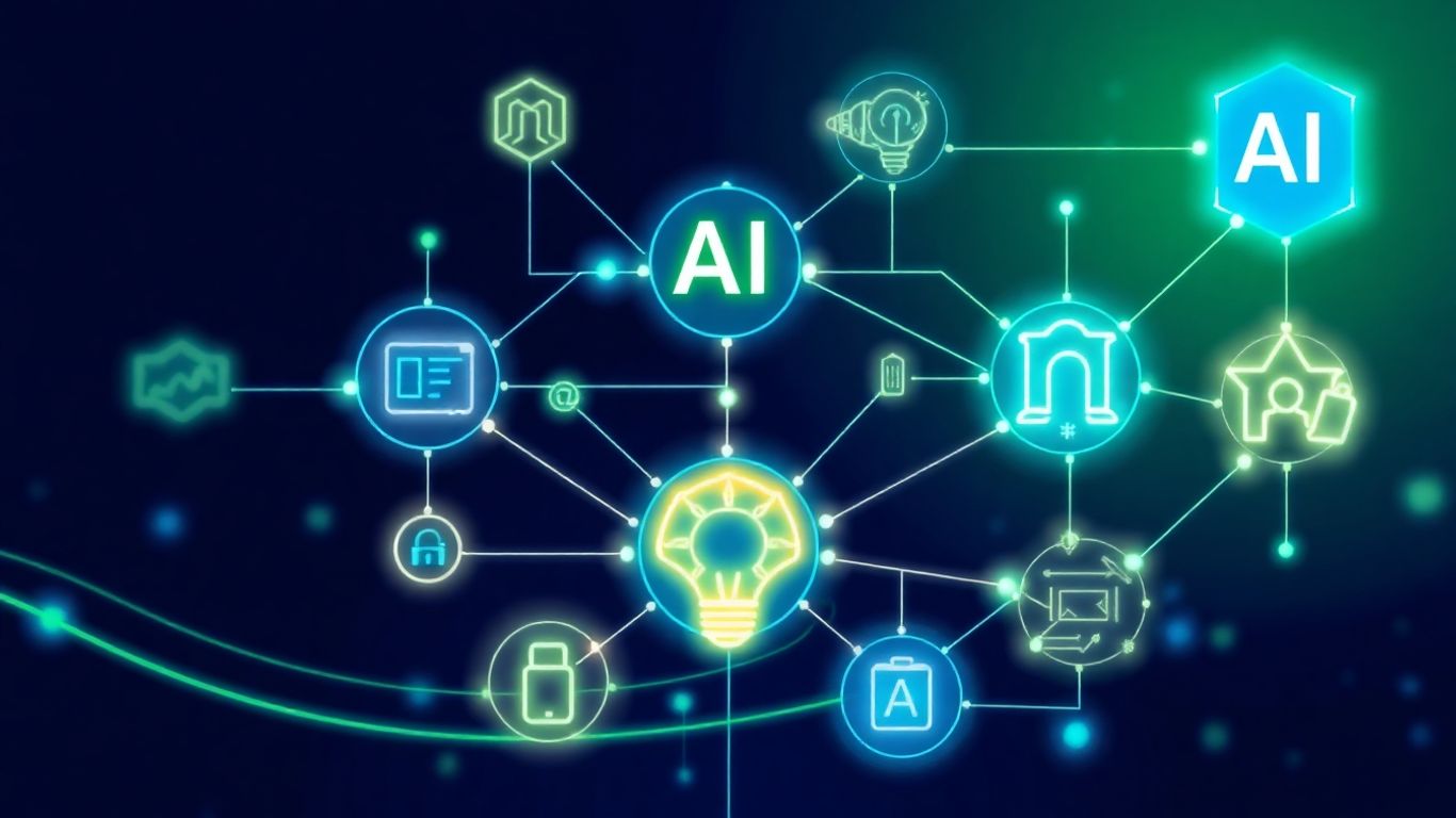 AI tools for business growth infographic