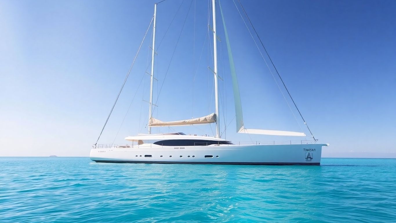 Perini Navi Tamsen sailing yacht on the water