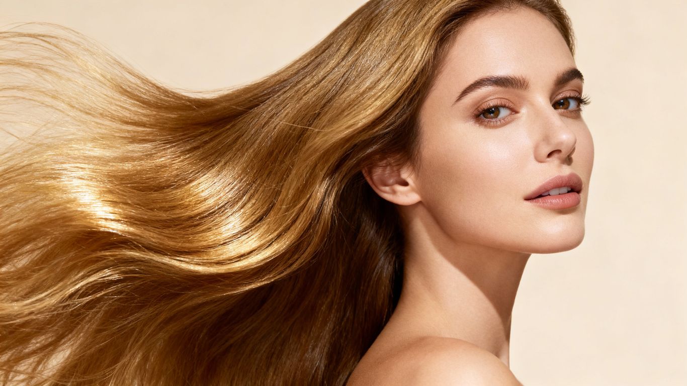 Woman with natural-looking fuller hair