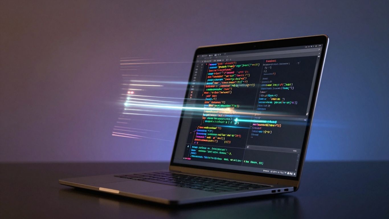 Pismo AI writing assistant on a laptop screen.