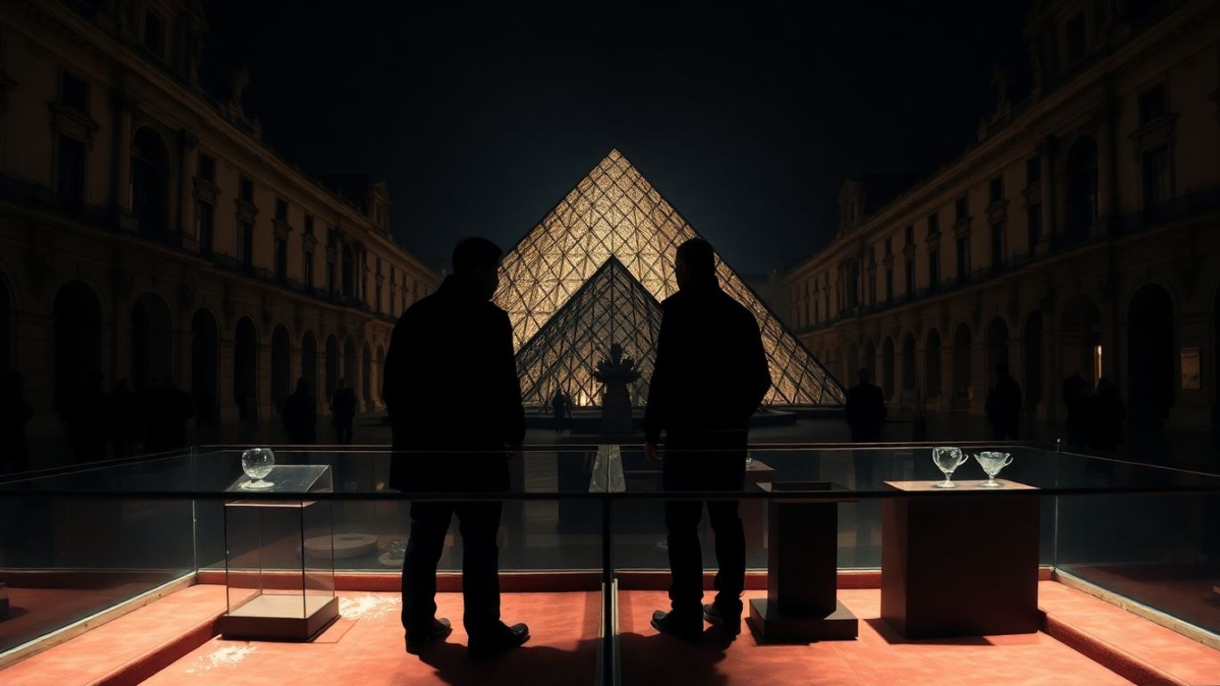 Louvre cambriolé : vitrine brisée, bijoux disparus, enquête en cours.
