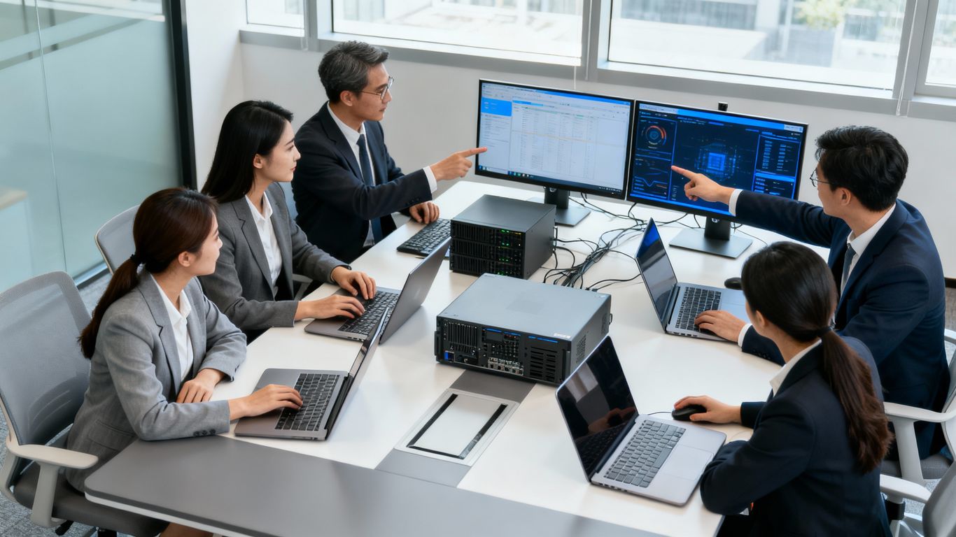 Denver managed service provider team collaborating with technology.