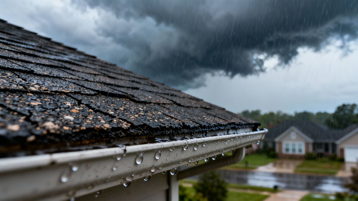 Ohio roof during a rainy season.