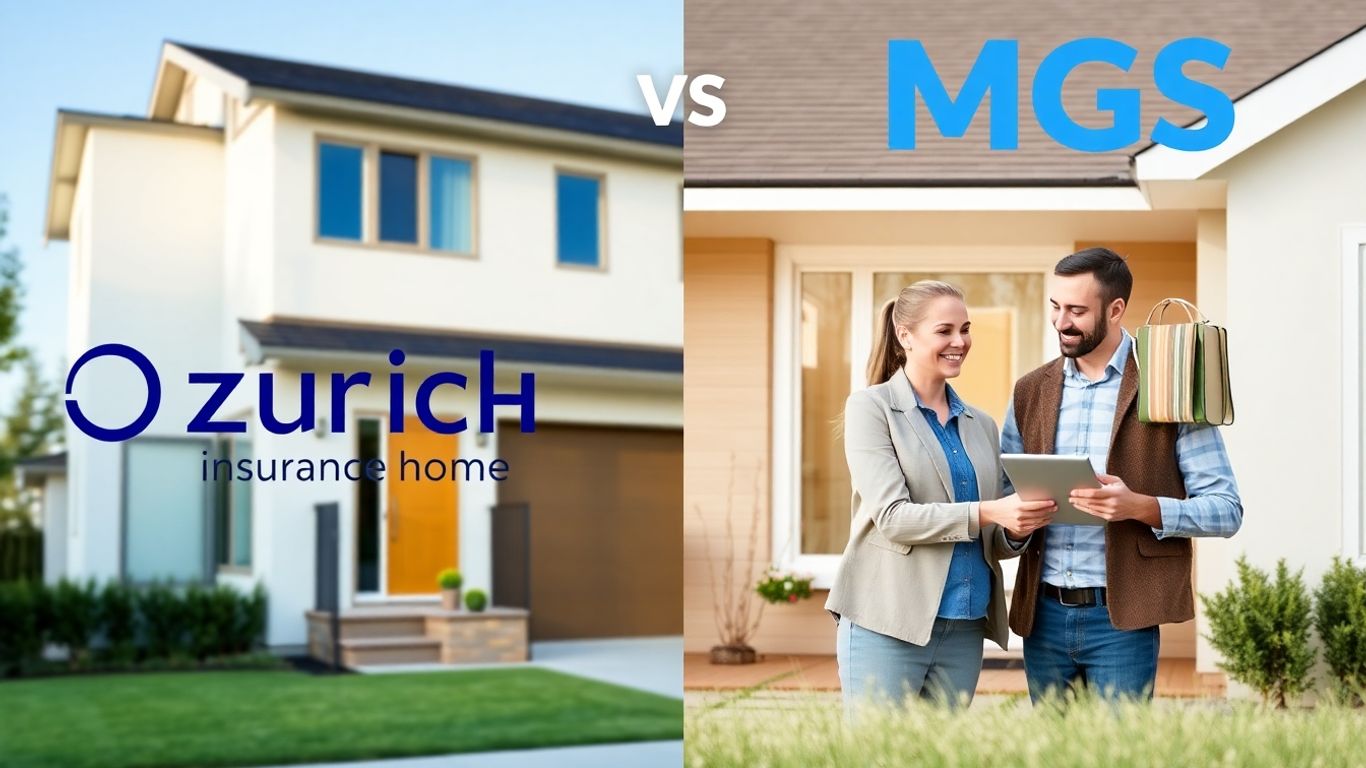 Comparación de seguros de hogar Zurich y MGS.