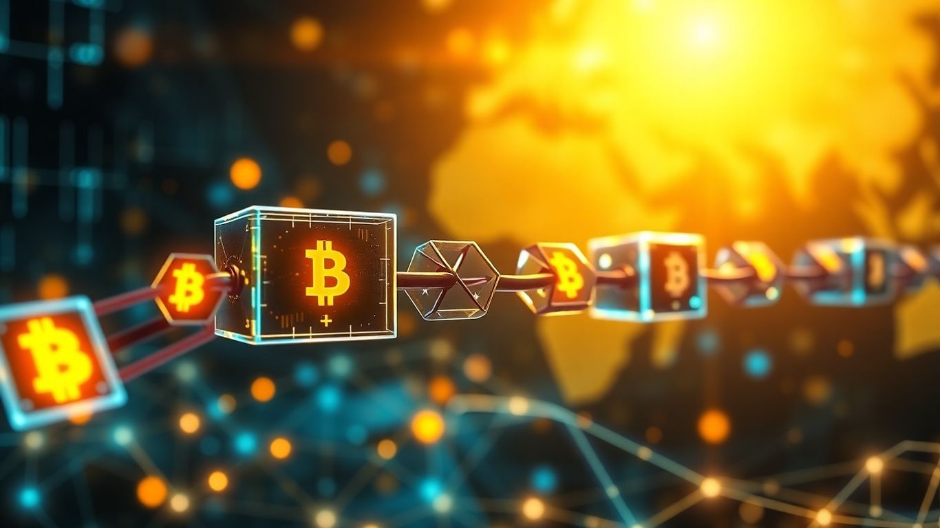 عملات رقمية وسلسلة كتل متصلة