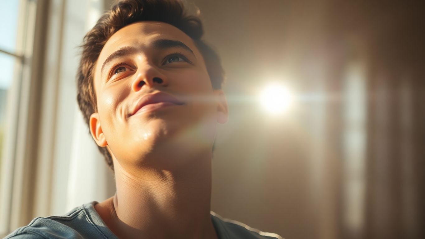 Person achieving personal growth and confidence.