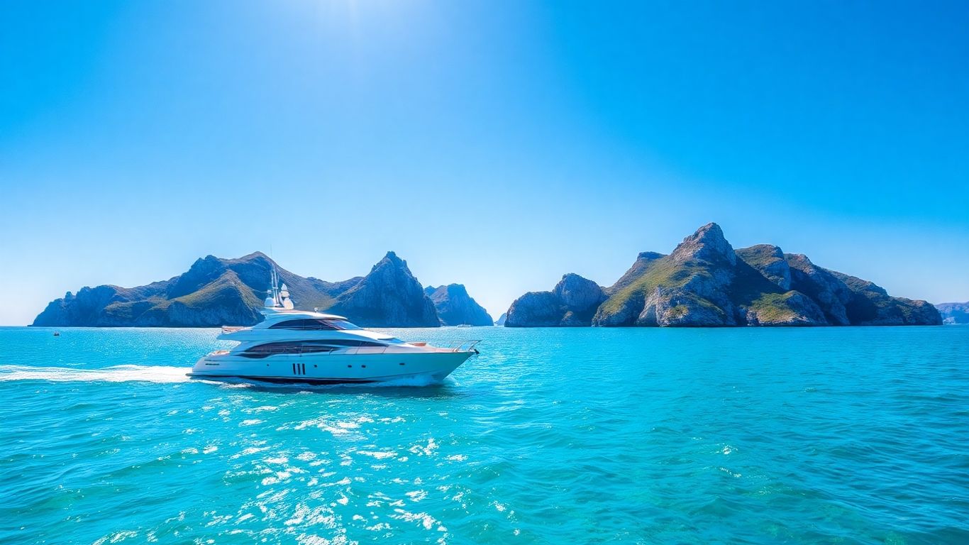 Yacht sailing in Croatia's Adriatic Sea
