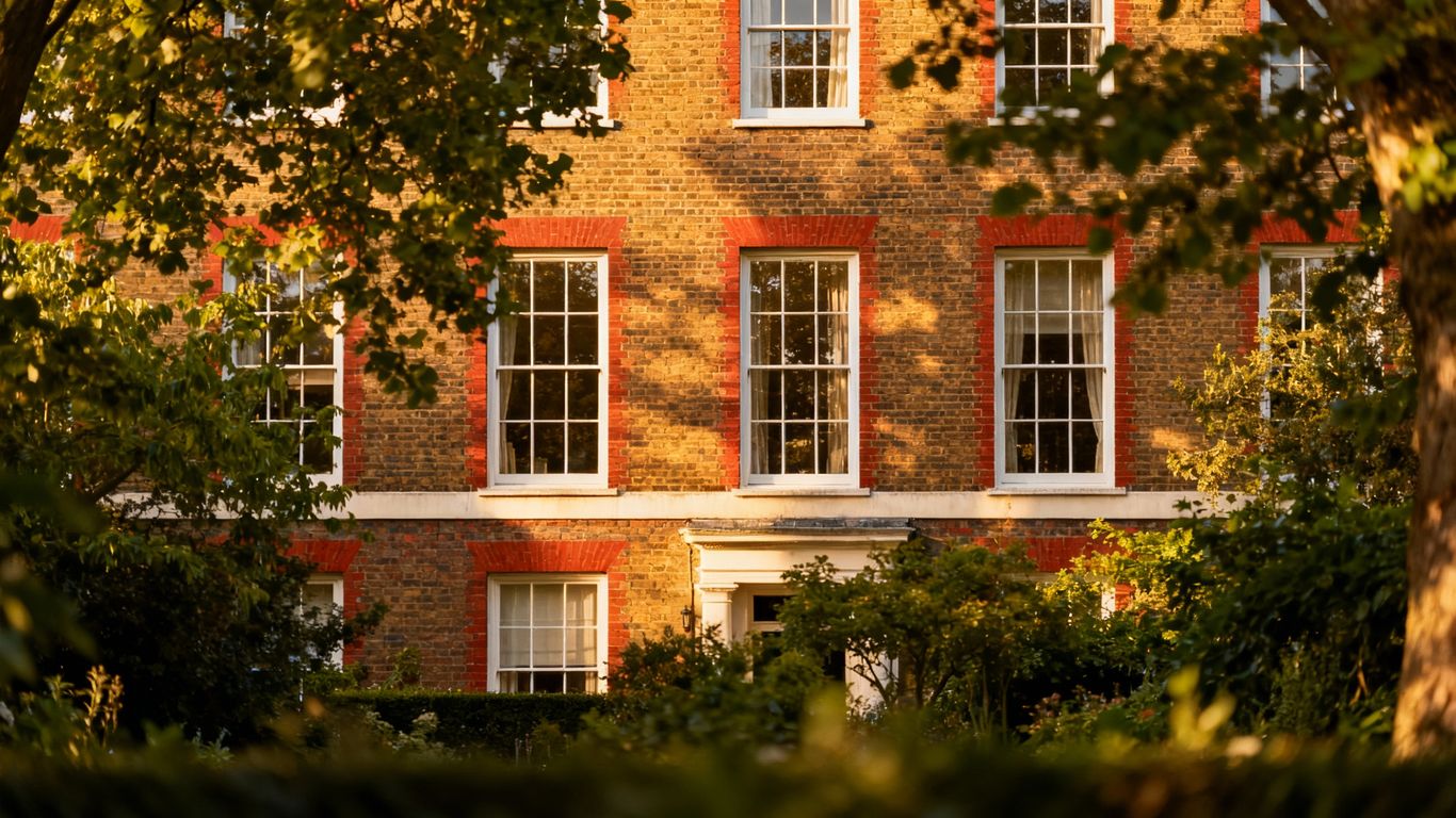 30 Camden Square, London, a historic Georgian home.