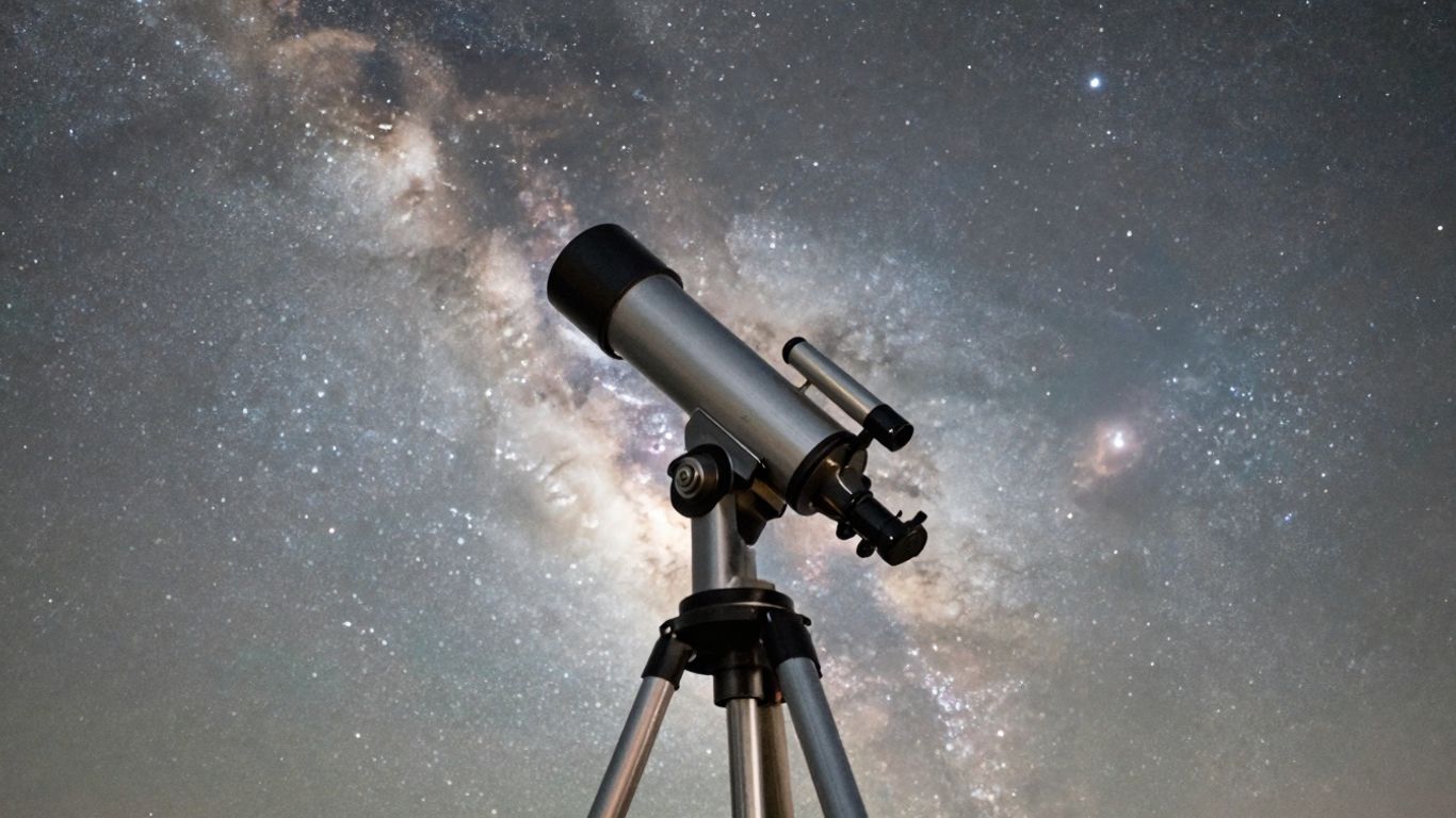 Mebus Teleskop im Sternenhimmel