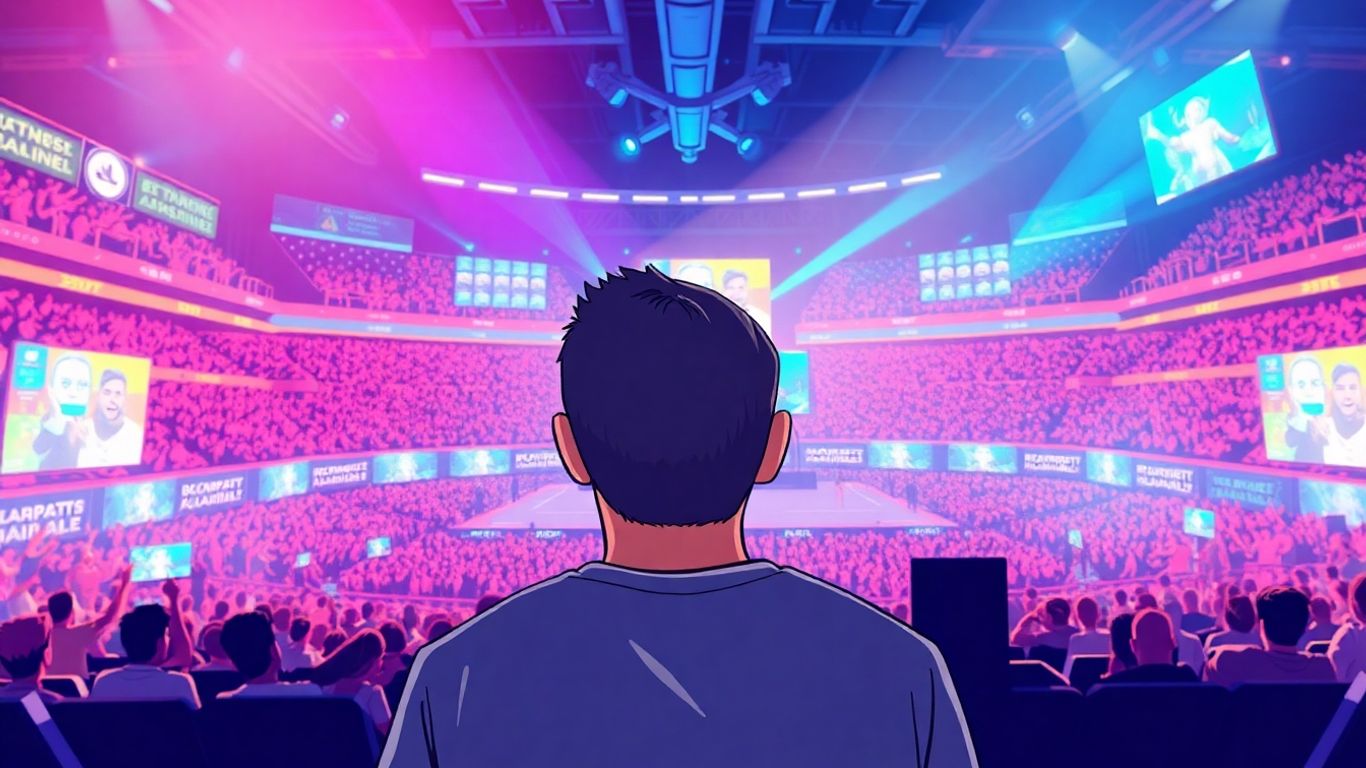 Esports manager job dream illustration