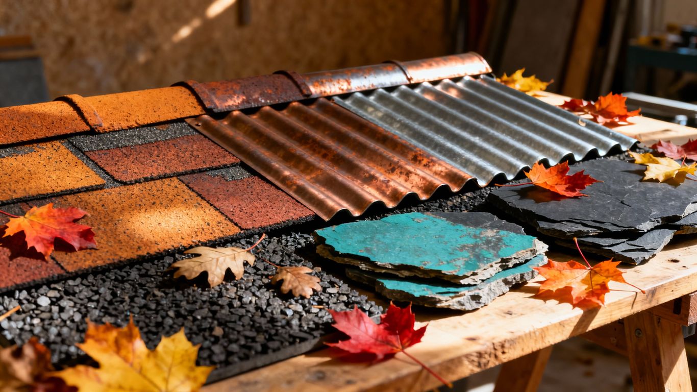 Roofing materials for fall weather in Pennsylvania.