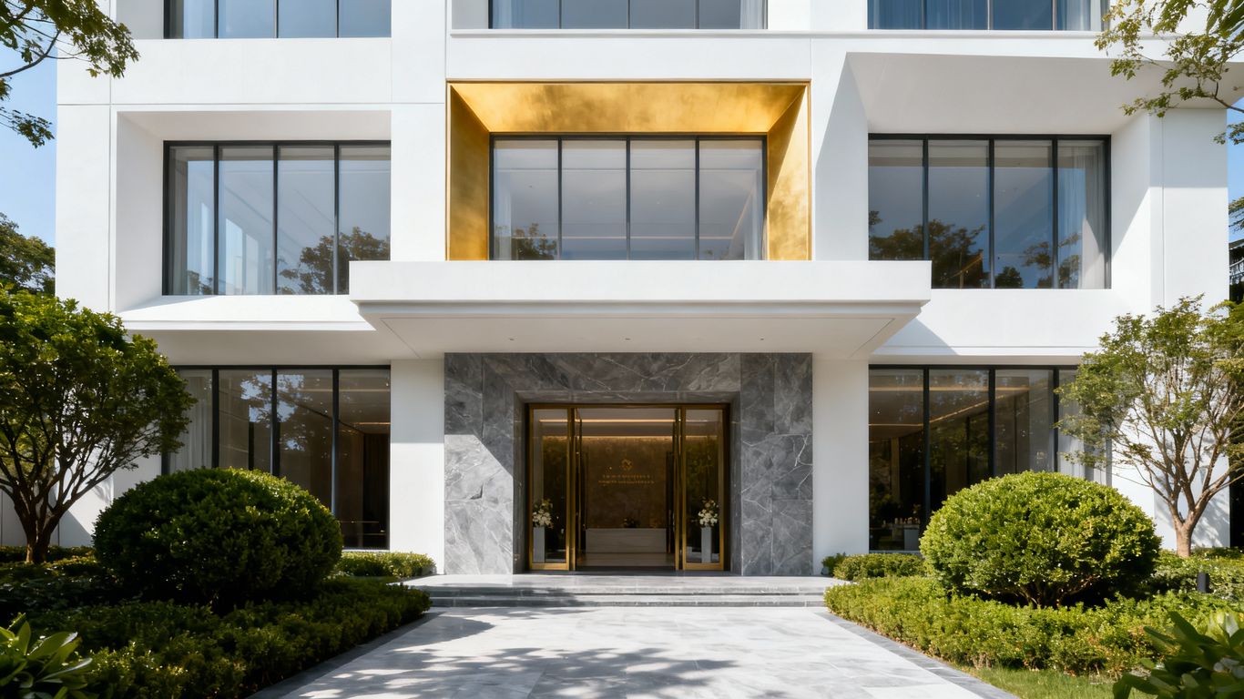 Camden Register Office building exterior in London.