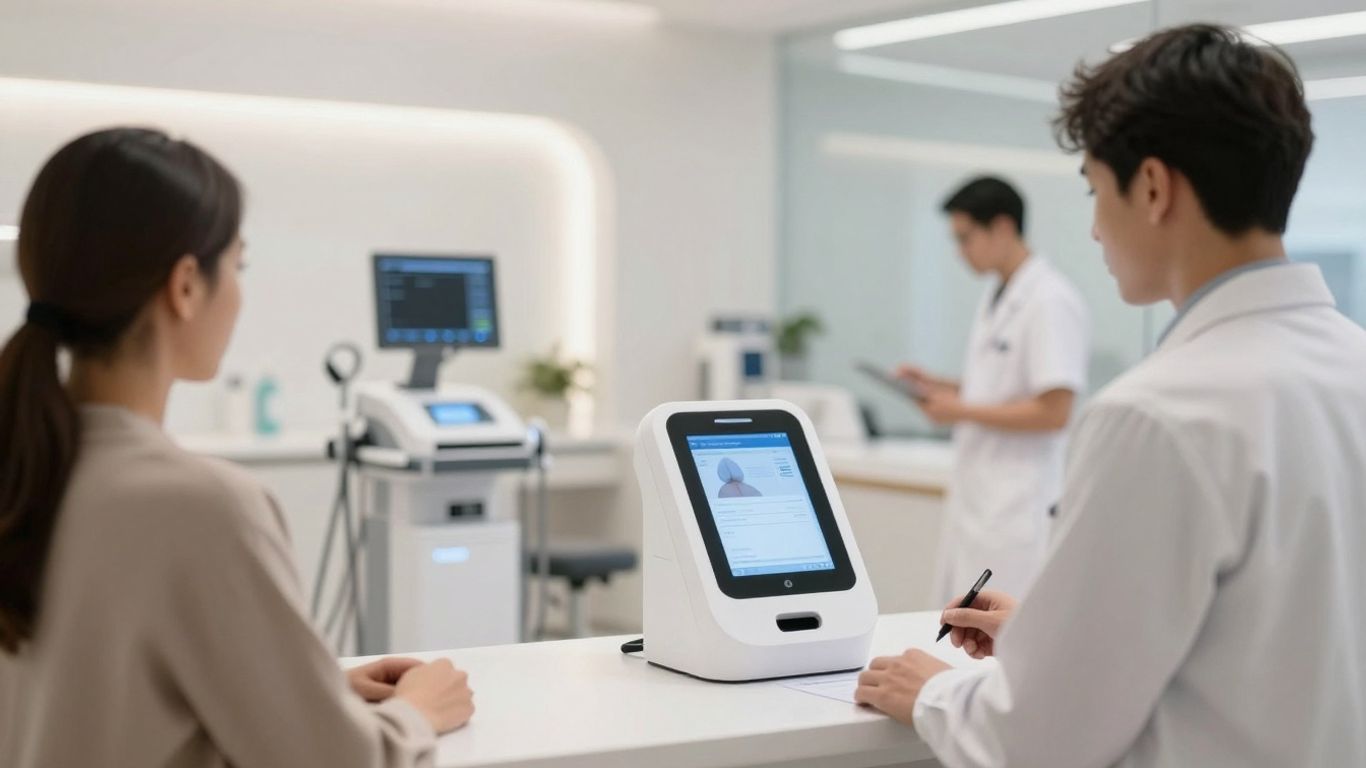 Dermatology clinic automation patient workflow secure