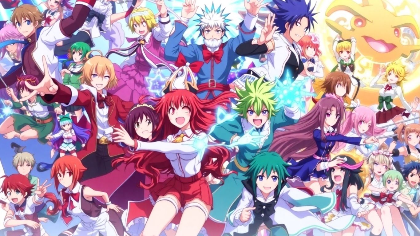 Kış anime sezonu karakterleri ve sahneleri