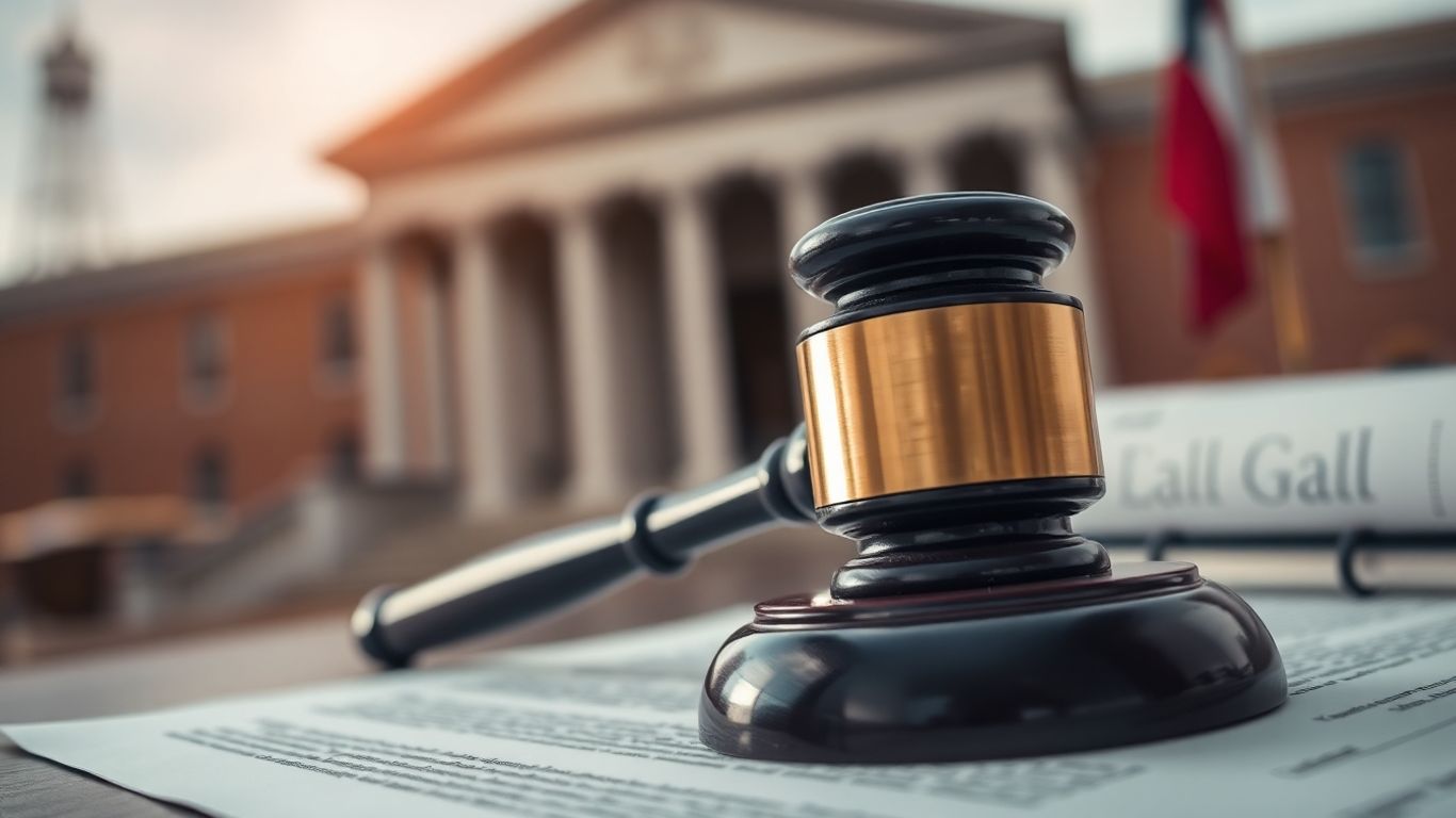 Ciocan de judecată pe documente legale