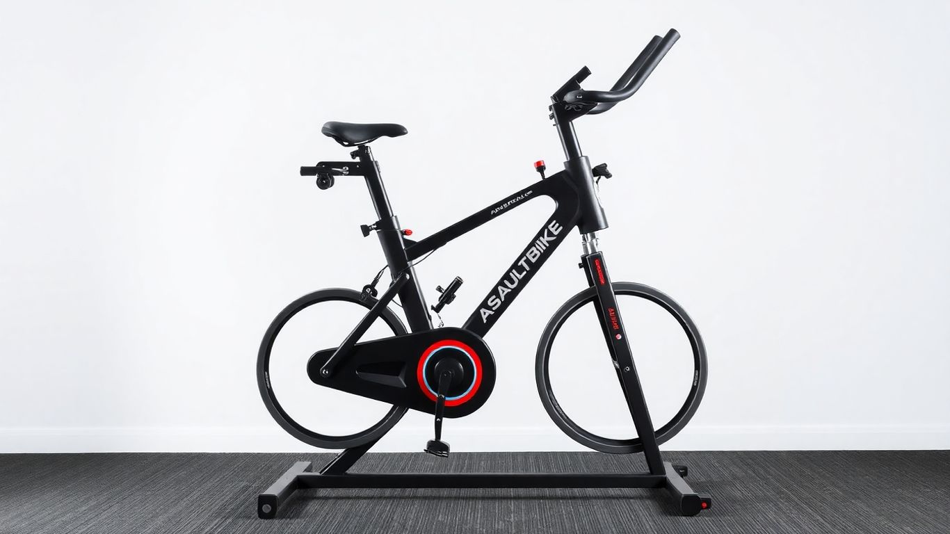 AssaultBike Pro X exercise bike for home workouts.