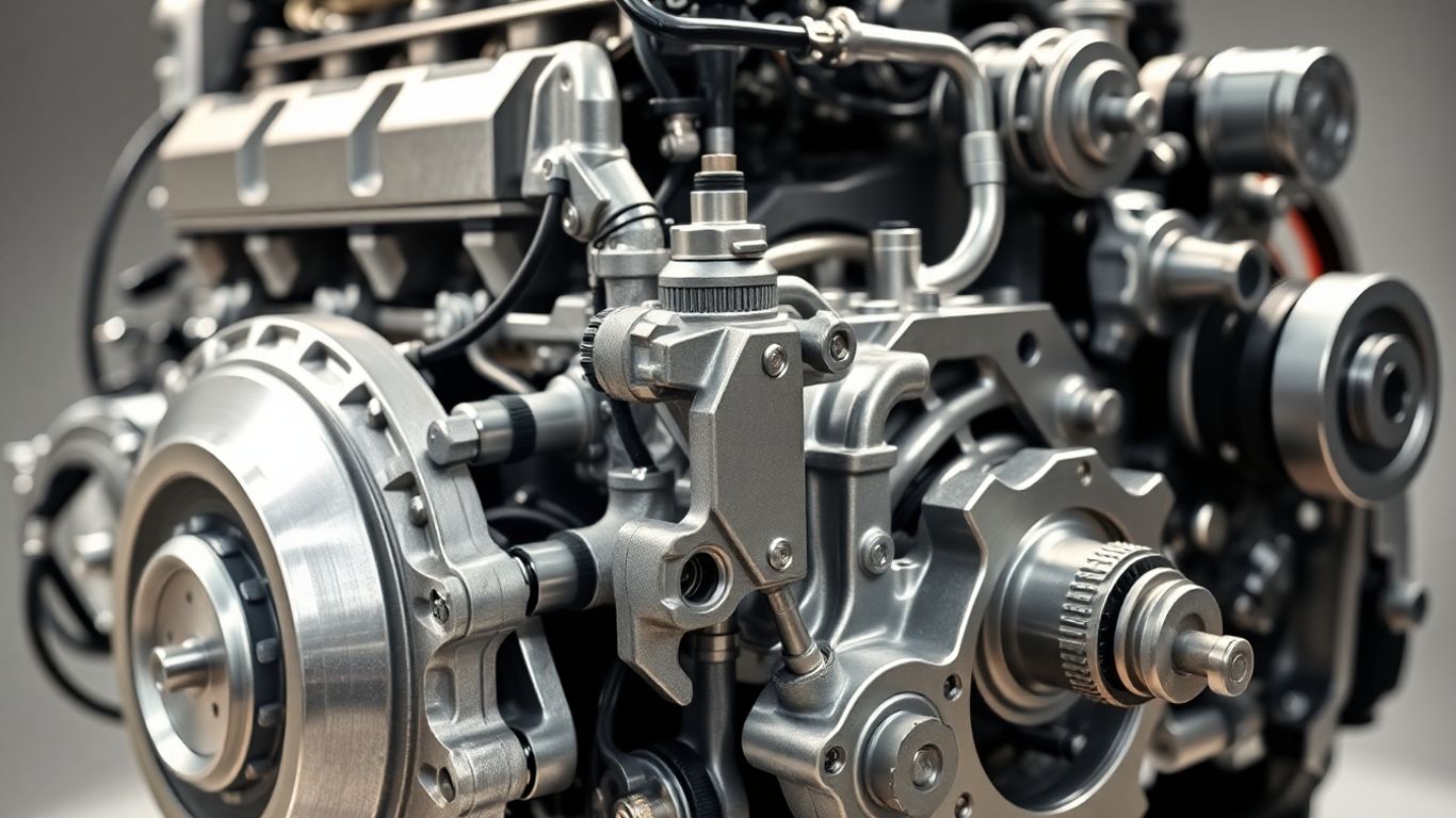 Nissan engine and gearbox assembly