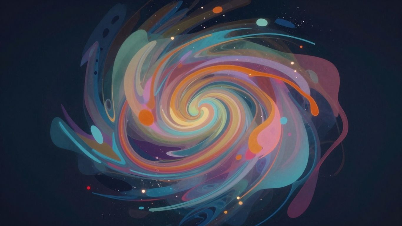 Abstract visual of creative AI video concepts.