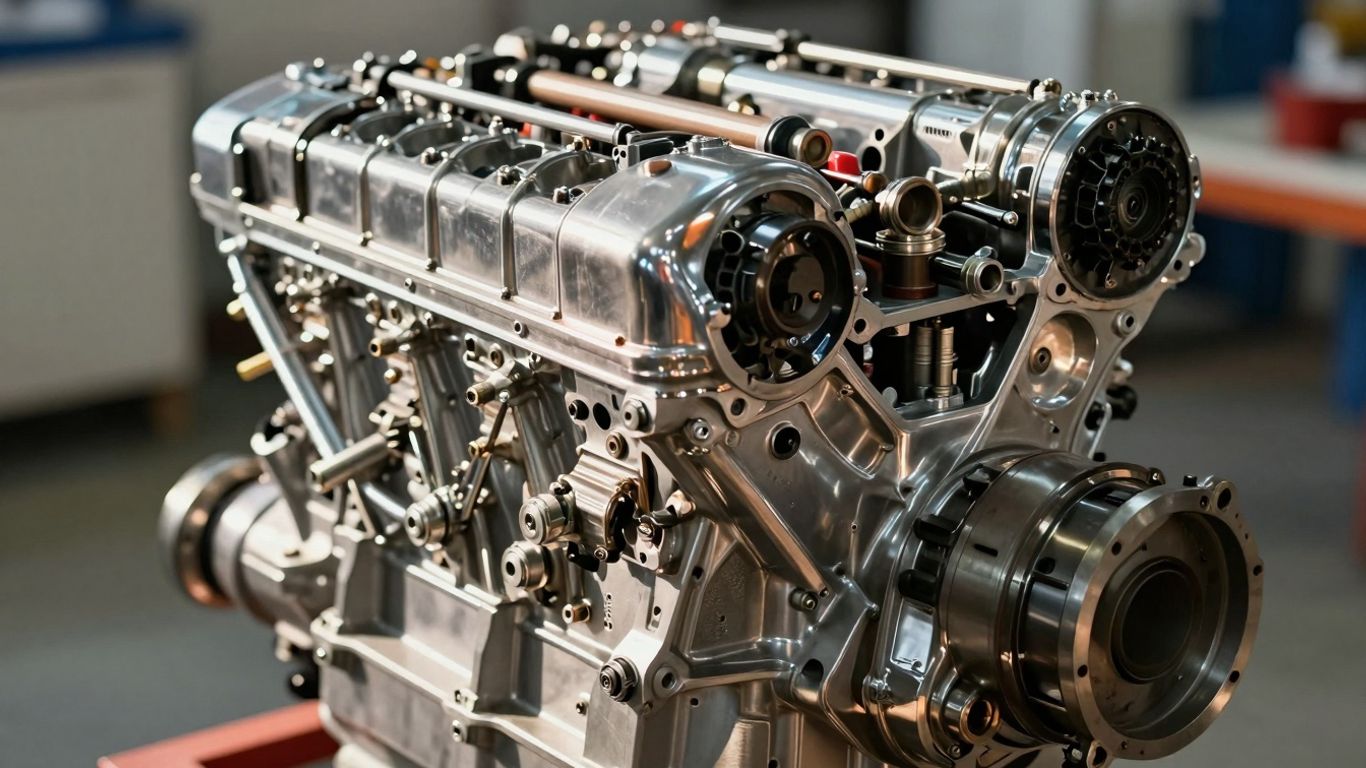 Engine and gearbox assembly