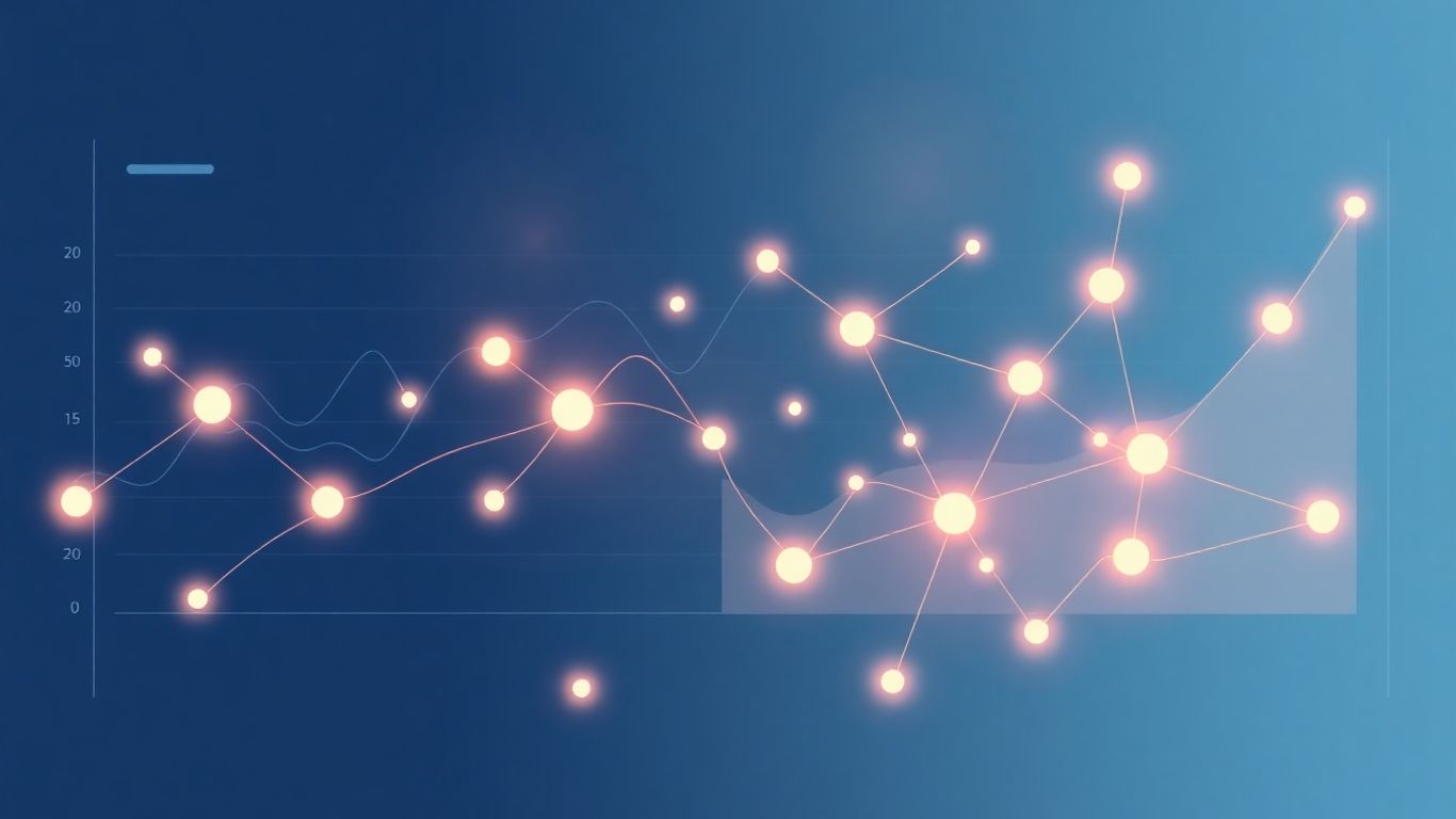 SaaS metrics dashboard with growth visualization