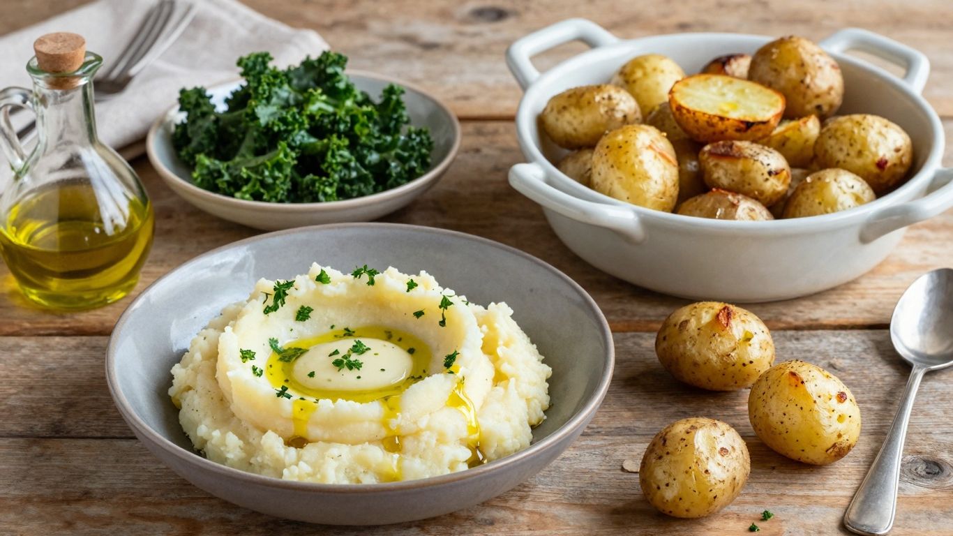 Biologische aardappelen in diverse heerlijke stamppot en ovengerechten.