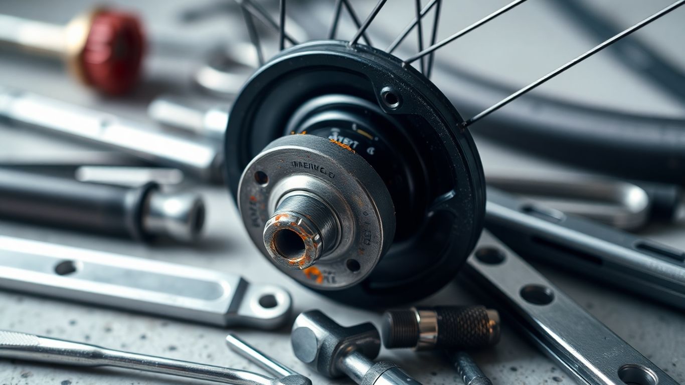 Bicycle hub and specialized maintenance tools