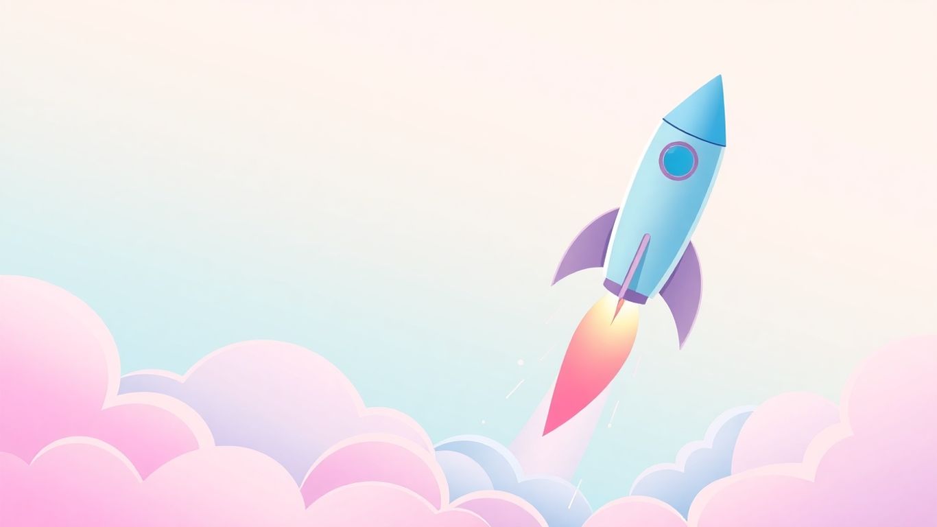 B2B SaaS SEO roadmap rocket illustration