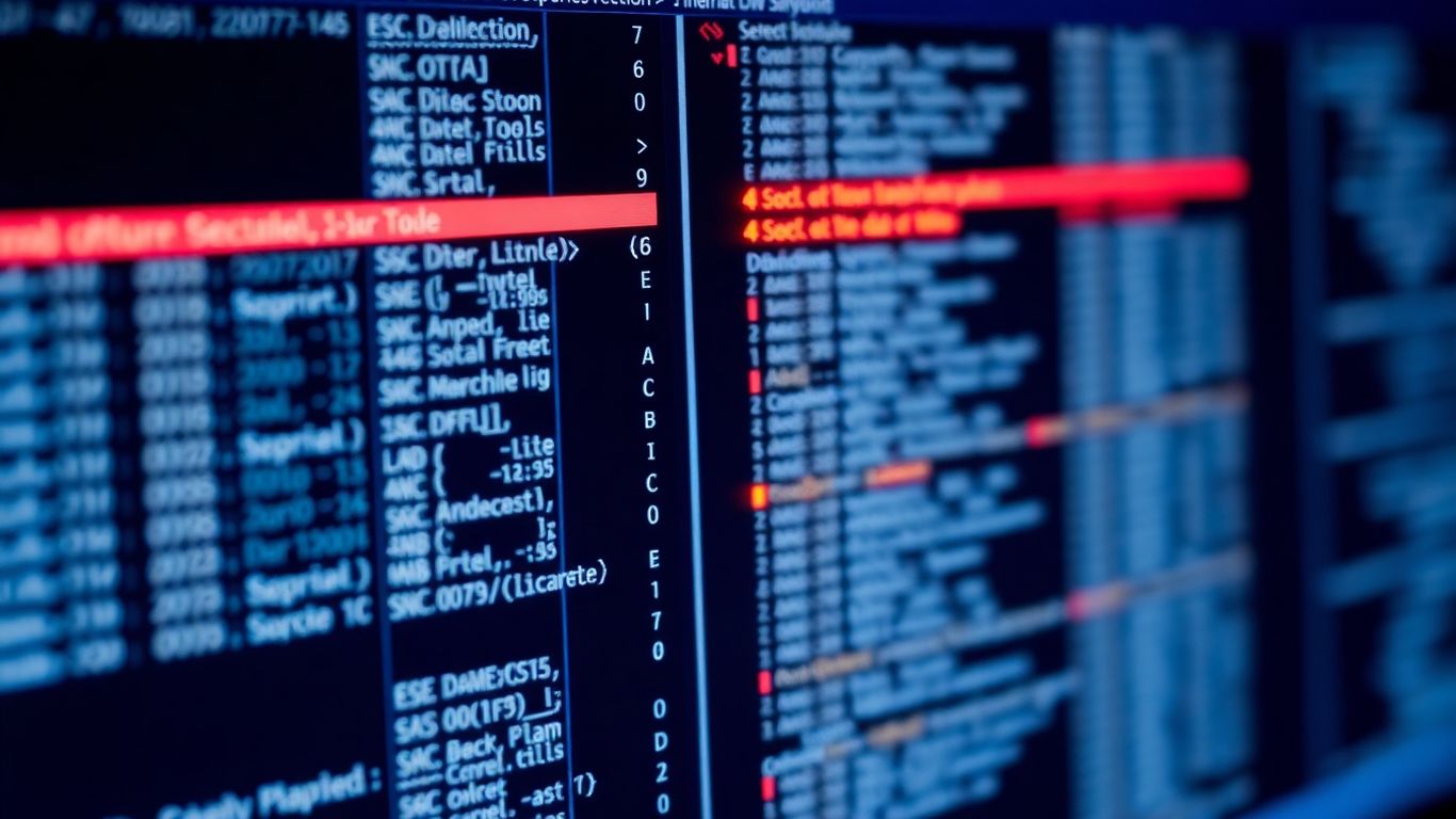 Access database error message on a computer screen.