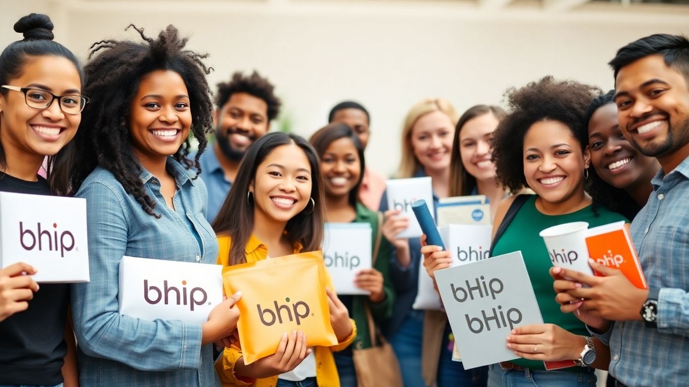 People enjoying bHIP products in a positive setting.