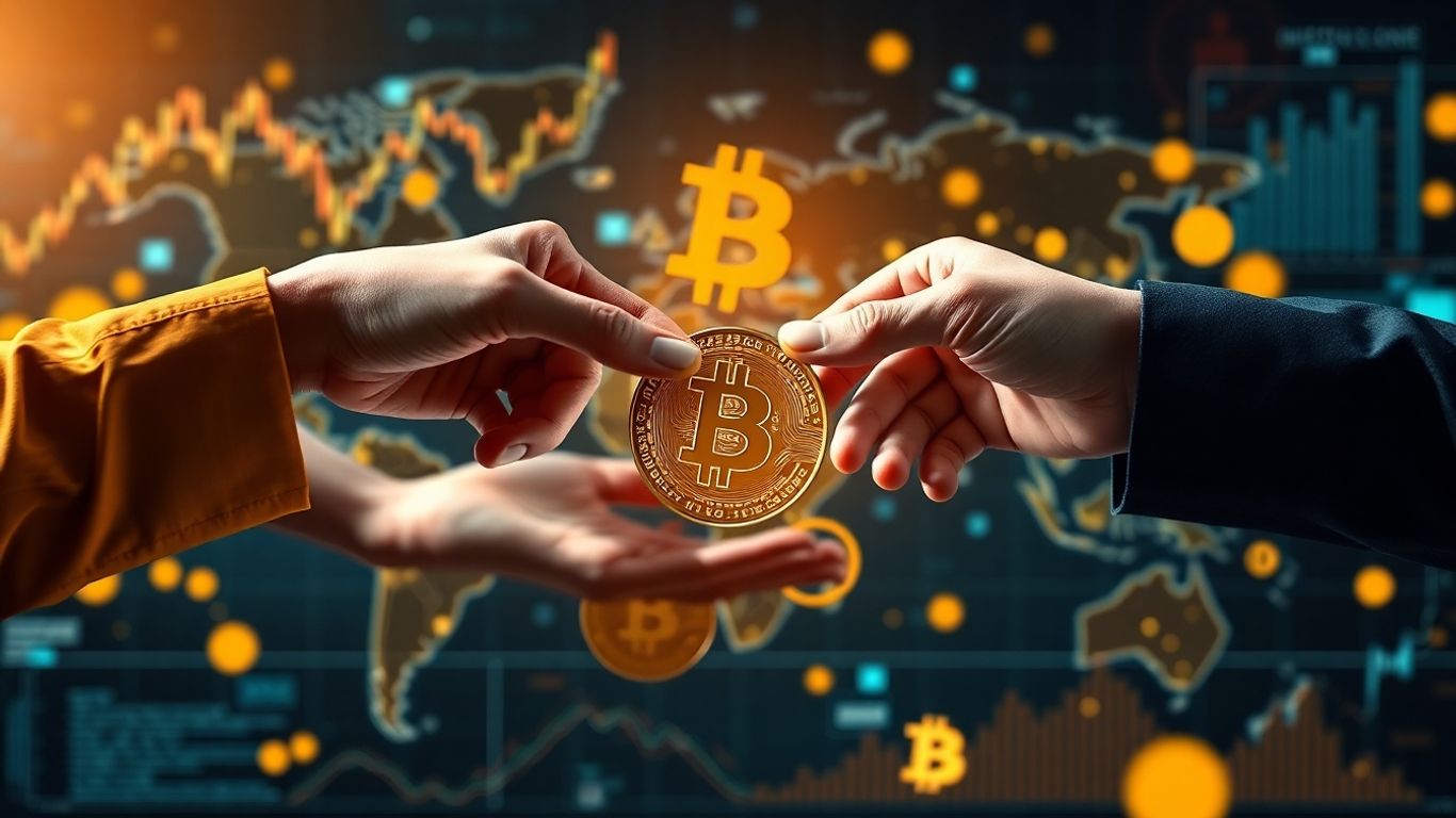 Global Bitcoin transactions and market influences