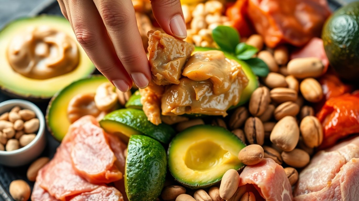 High-calorie foods for weight gain and muscle building.