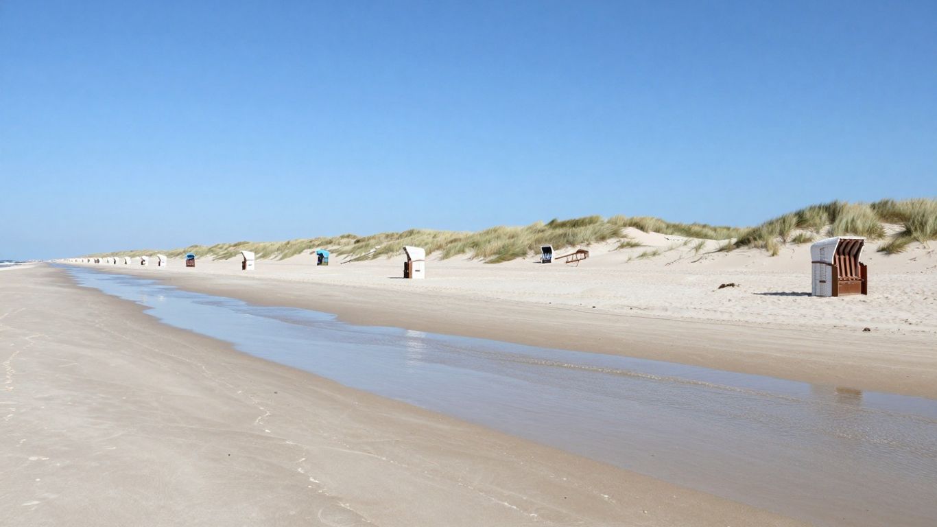 Zonnig strand in Zeeland met gratis parkeergelegenheid.