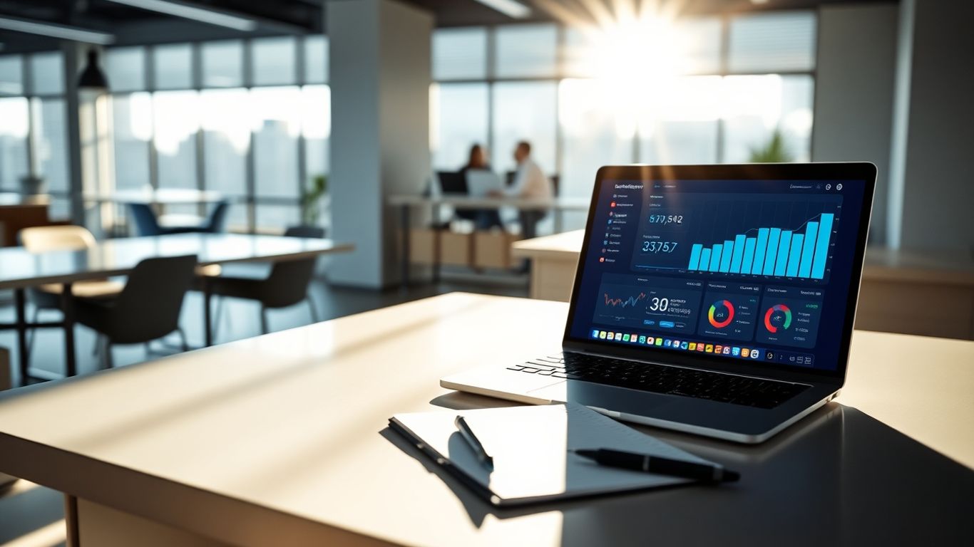 شخص يعمل على الكمبيوتر لتحقيق الربح من التسويق بالعمولة