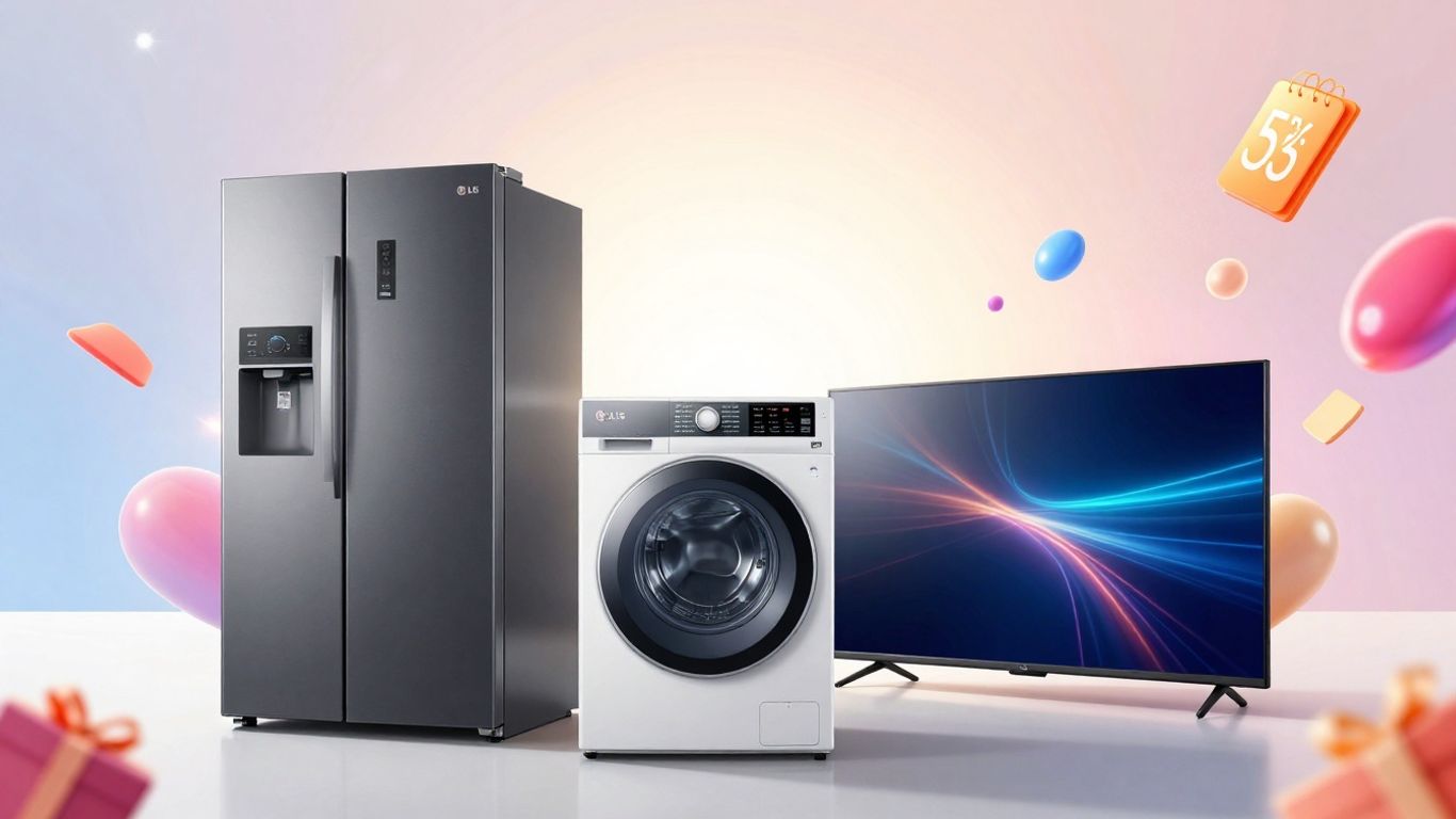 Appareils LG avec des graphiques d'économies