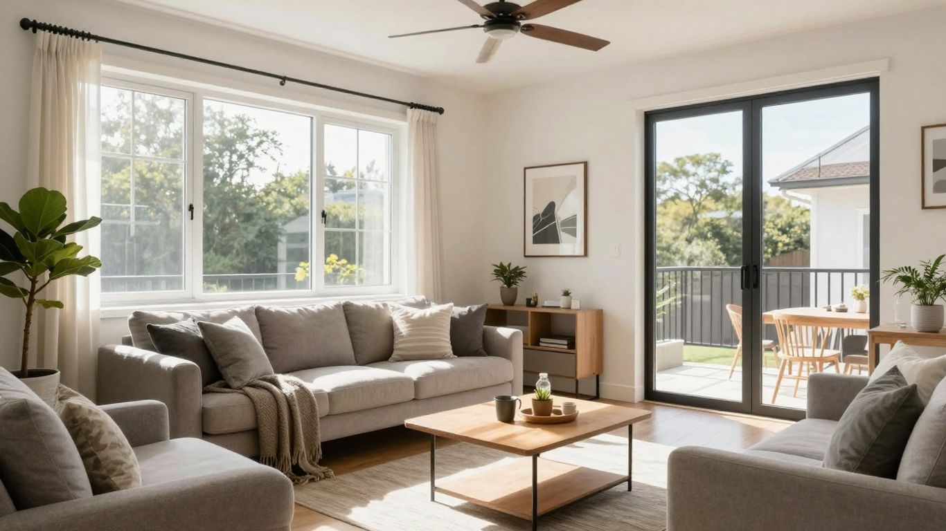 Modern Airbnb interior design for SEO.