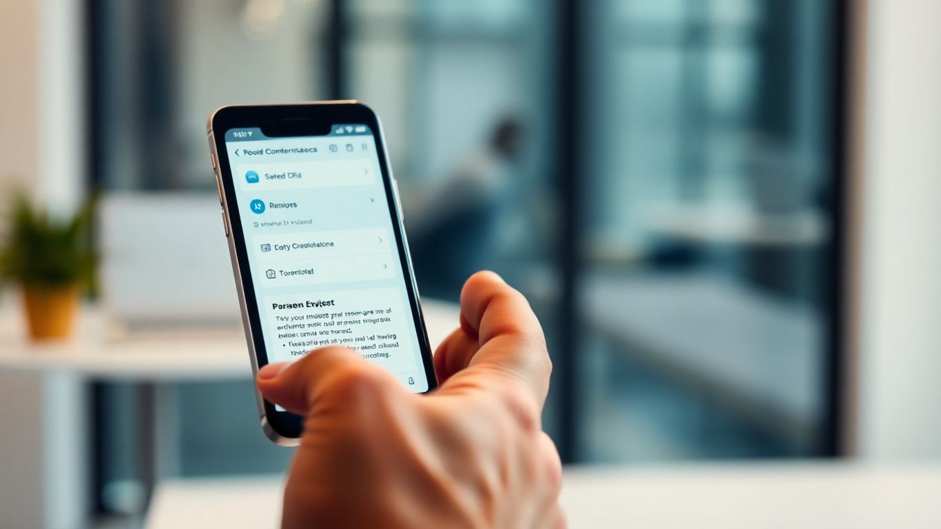 Personalized email on a smartphone screen.