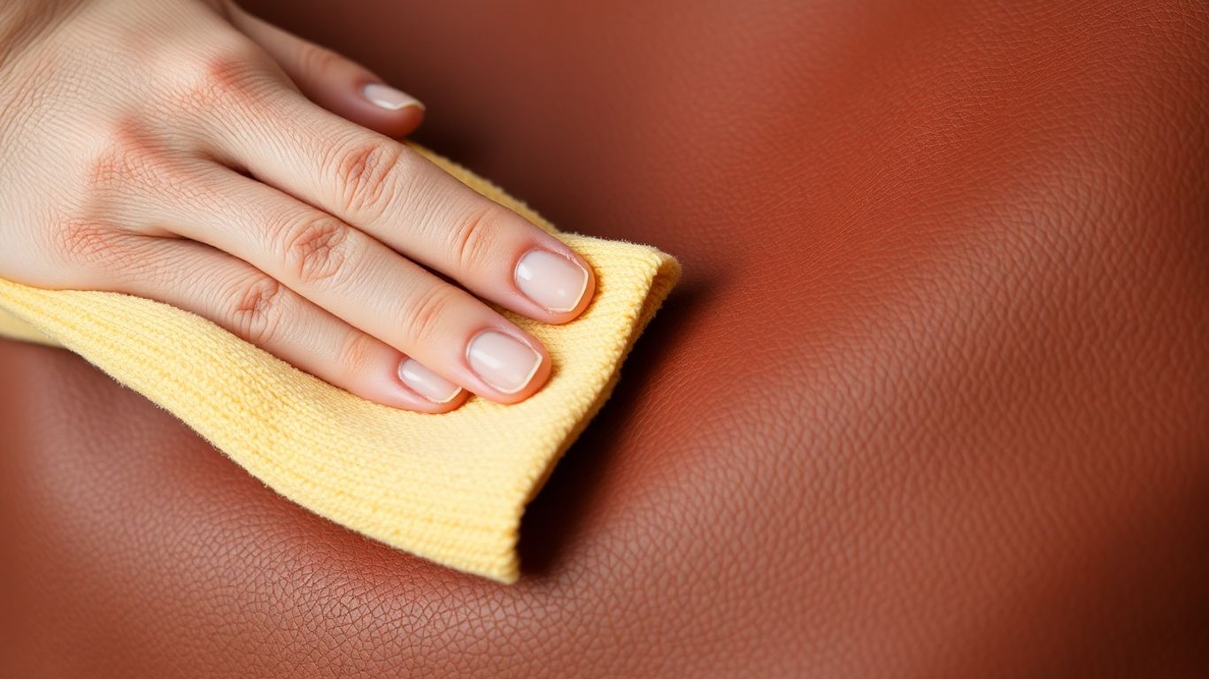 Reinigung von Leder mit Essig