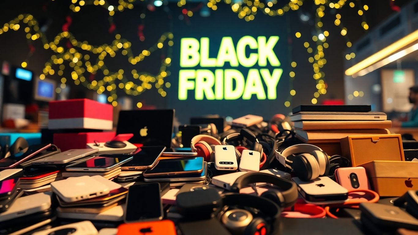 Ofertas de eletrônicos na Black Friday com descontos imperdíveis.